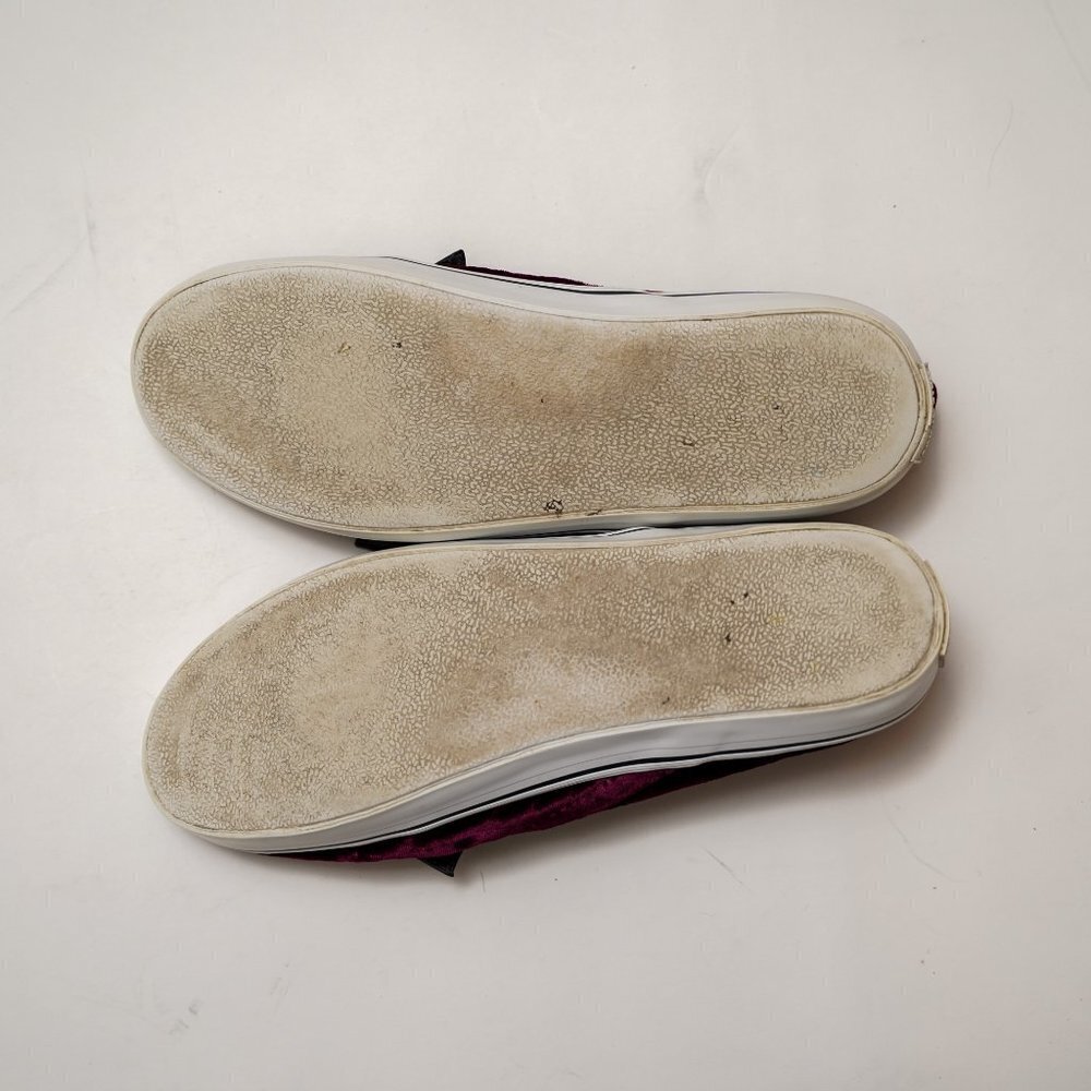 Kate Spade Delise Plum Velvet Sneakers - Picture 4 of 7
